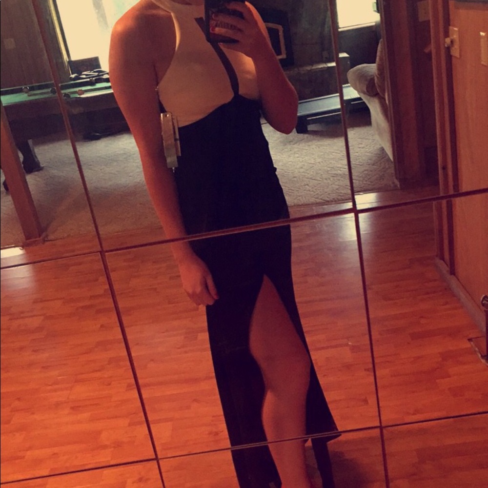 Black and white prom/homecoming dress!